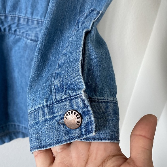 Forever 21 Jean Romper - Picture 8 of 12